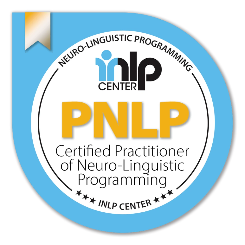 Certificato Practitioner in Programmazione Neuro-Linguistica (PNLP) conseguito presso iNLP Center.
