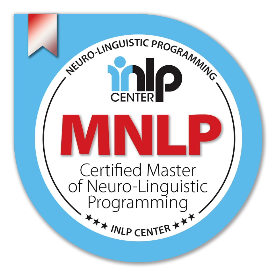 Certificato Master Practitioner in Programmazione Neuro-Linguistica (MNLP) conseguito presso iNLP Center.